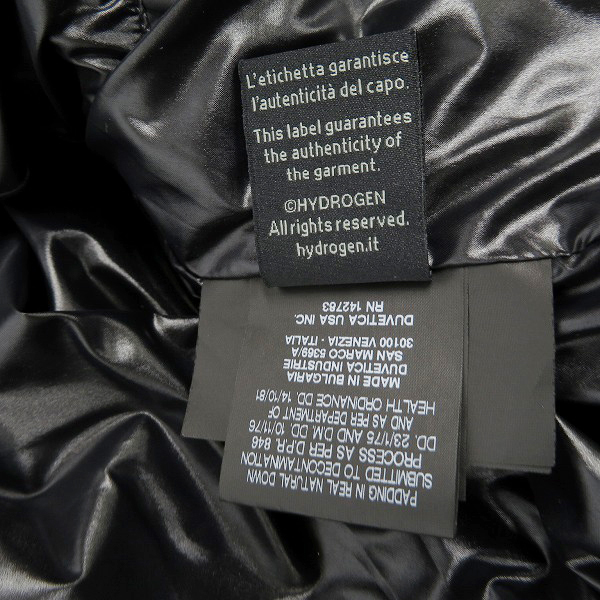実際に弊社で買取させて頂いたDUVETICA×HYDROGEN/デュベティカ×ハイドロゲン ダウンジャケット/48の画像 5枚目