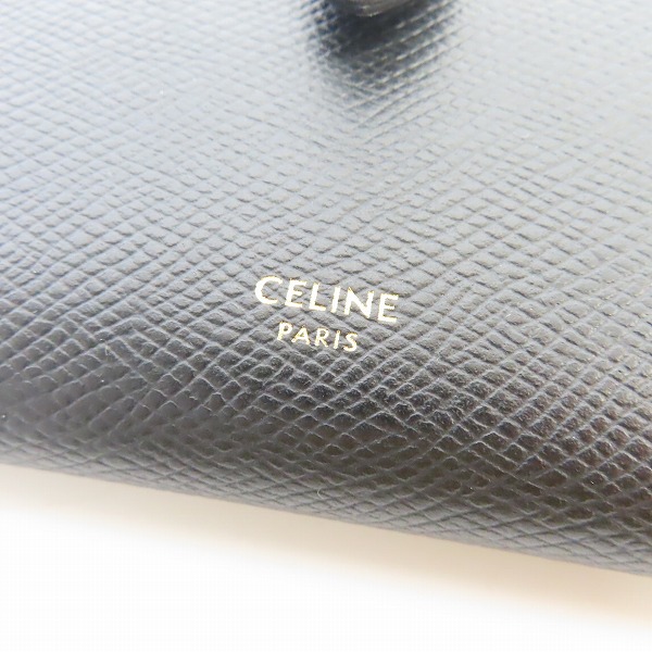 実際に弊社で買取させて頂いたCELINE/セリーヌ ミディアム ストラップウォレット 10B64 3BFP 38NOの画像 7枚目