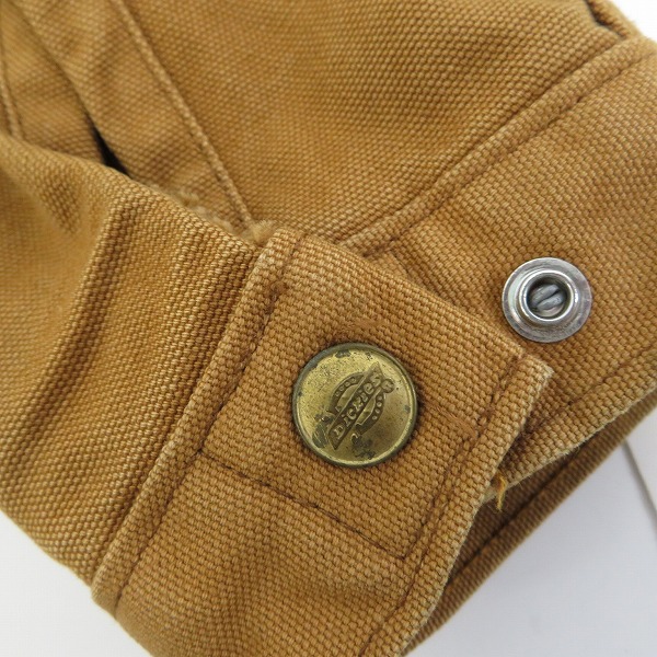 実際に弊社で買取させて頂いたDickies/ディッキーズ USA製 ダック ブランケット ラインドジャケット Size：38/40の画像 5枚目