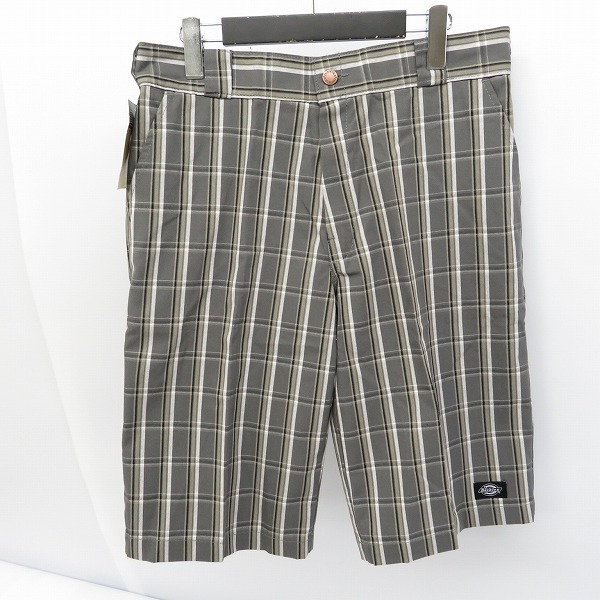 実際に弊社で買取させて頂いた【おまとめ品】Dickies/ディッキーズ MULTI USE POCKET SHORTS チェック柄 ハーフパンツ Size：32の画像 1枚目