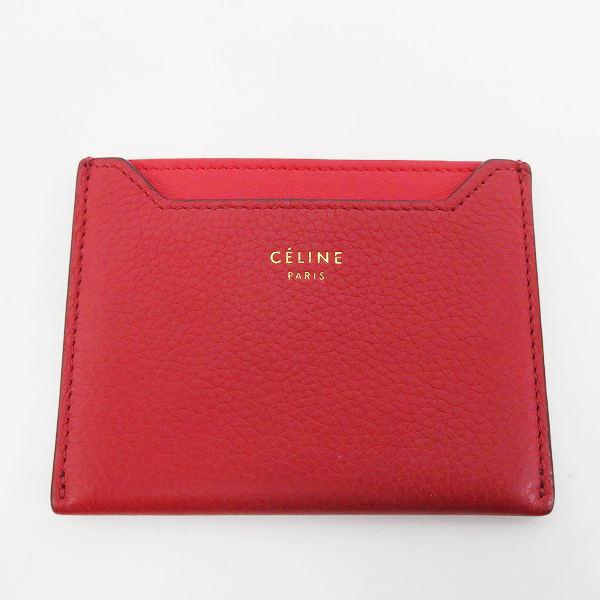 実際に弊社で買取させて頂いたCELINE/セリーヌ レザーパスケース 107813