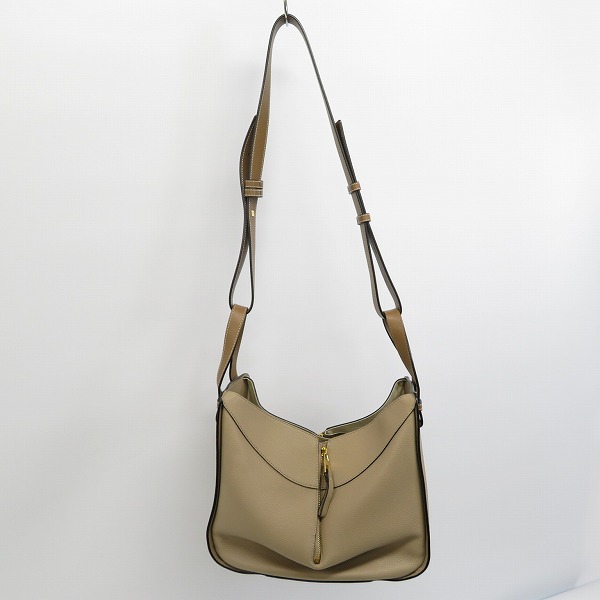 実際に弊社で買取させて頂いたLOEWE/ロエベ ハンモックバッグスモール サンドミンクの画像 7枚目