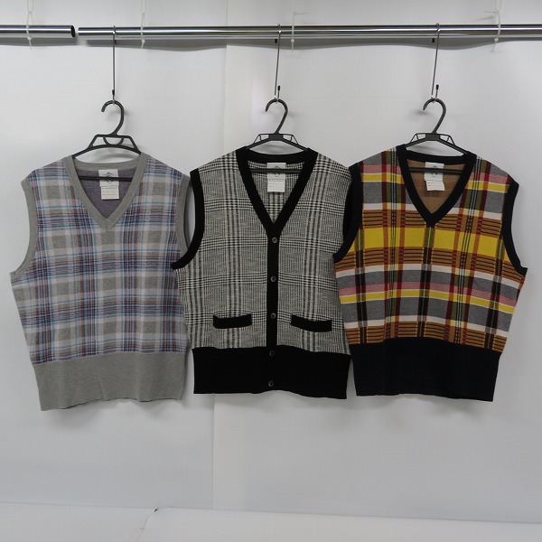 実際に弊社で買取させて頂いたBLACK FLEECE by Brooks Brothers/ブラックフリース ブルックスブラザーズ コットンベスト/BB3 3点セット