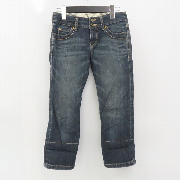 実際に弊社で買取させて頂いたBURBERRY BLUE LABEL/バーバリーブルーレーベル ノバチェック デニムパンツ FQ-538-181-33 /23