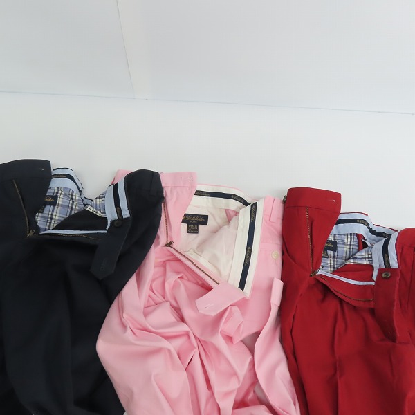 実際に弊社で買取させて頂いたBROOKS BROTHERS/ブルックスブラザーズ チノトラウザーズ/W34L34 3点セットの画像 4枚目