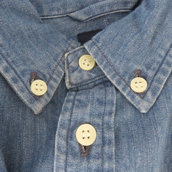 実際に弊社で買取させて頂いたDESCENDANT/ディセンダント デニム ボタンダウンシャツ/2の画像 6枚目