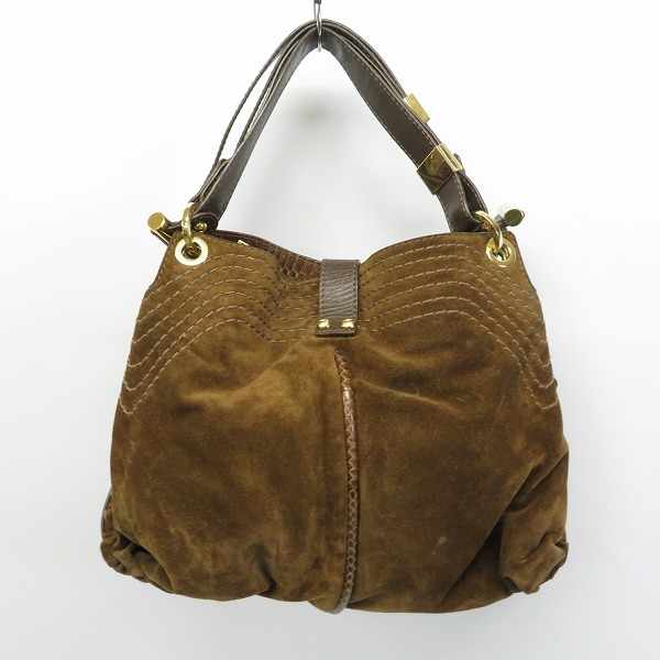 実際に弊社で買取させて頂いた【難あり】JIMMY CHOO/ジミーチュウ ALEX ショルダーバッグの画像 1枚目