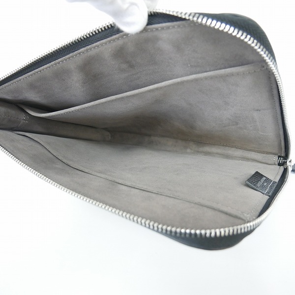 実際に弊社で買取させて頂いたUNITED ARROWS/ユナイテッドアローズ L字ファスナー クラッチバッグの画像 3枚目
