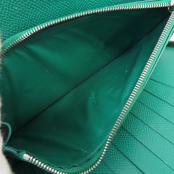 実際に弊社で買取させて頂いたdunhill/ダンヒル レザー ラウンドジップ 長財布 ロングウォレットの画像 4枚目