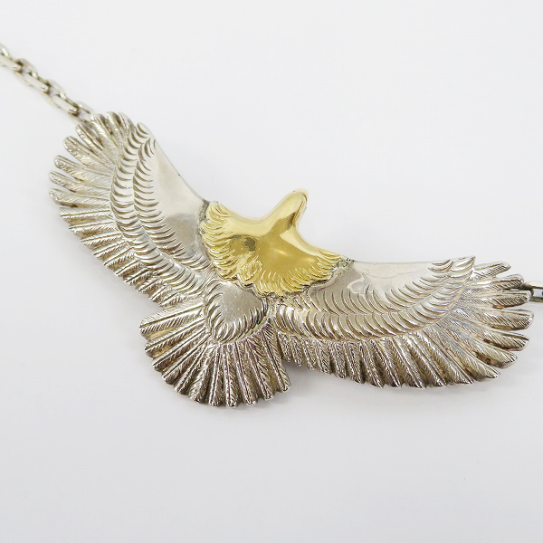 実際に弊社で買取させて頂いたFIRST ARROWS/ファーストアローズ K18 メタル付き 頭金イーグル ペンダントトップ/ネックレスチェーンの画像 1枚目