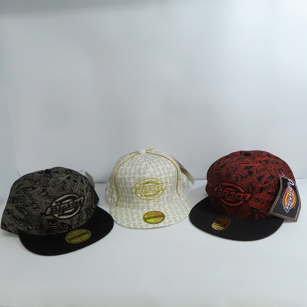 実際に弊社で買取させて頂いた(1)【未使用】Dickies/ディッキーズ キャップ/帽子/L 3点セット