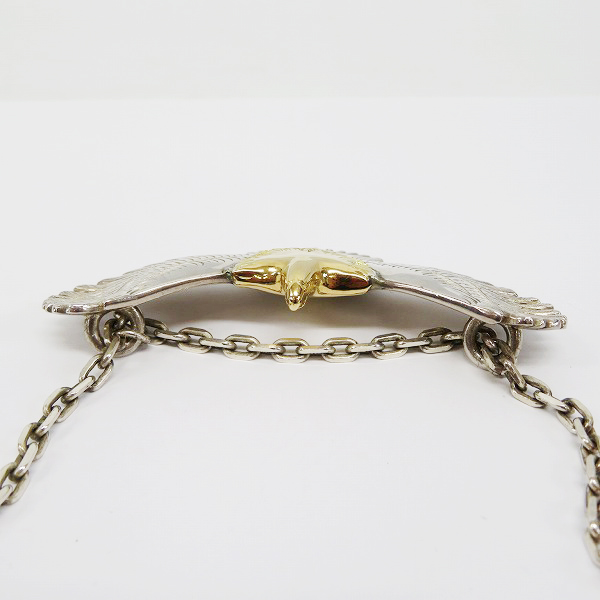 実際に弊社で買取させて頂いたFIRST ARROWS/ファーストアローズ K18 メタル付き 頭金イーグル ペンダントトップ/ネックレスチェーンの画像 6枚目