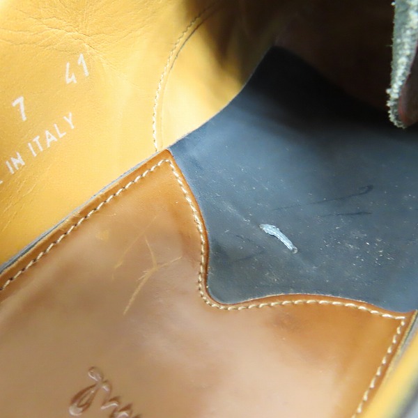 実際に弊社で買取させて頂いたPaul Smith/ポールスミス レザー シューズ/UK7の画像 7枚目