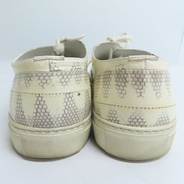 実際に弊社で買取させて頂いたGIORGIO ARMANI/ジョルジオアルマーニ パイソン柄 ドレスシューズ 41の画像 1枚目