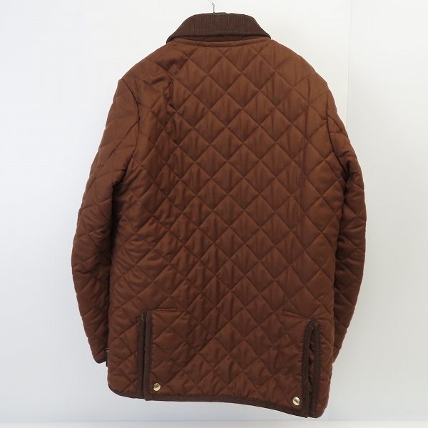 実際に弊社で買取させて頂いたMACKINTOSH/マッキントッシュ 襟コーデュロイ ウール キルティングコート GQ-1001B EX/40の画像 1枚目
