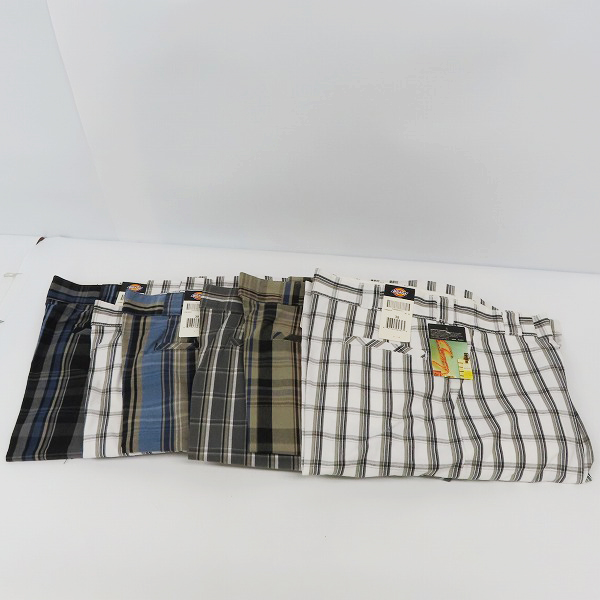 実際に弊社で買取させて頂いた【おまとめ品】Dickies/ディッキーズ MULTI USE POCKET SHORTS/マルチユーズ ポケット ショーツ/チェック柄 ハーフパンツ/38