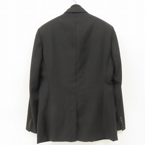 実際に弊社で買取させて頂いたHUGO BOSS/ヒューゴボス ストライプ柄 ウールテーラードジャケット 48の画像 1枚目