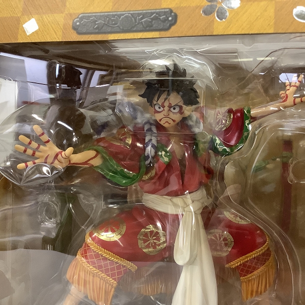 実際に弊社で買取させて頂いた未開封 メガハウス P.O.P/POP スーパー歌舞伎II ONE PIECE モンキー・D・ルフィ P.O.P KABUKI EDITIONの画像 1枚目