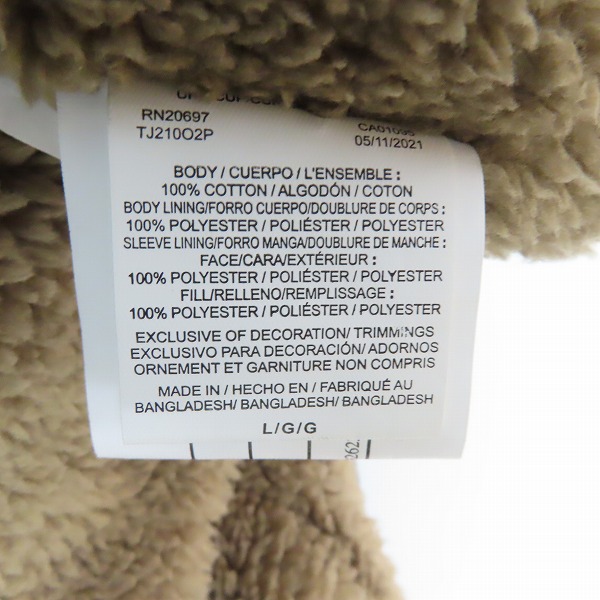 実際に弊社で買取させて頂いたDickies/ディッキーズ BUILT TO WORK シェルパライン シャツジャケット プレイドチェック/Lの画像 3枚目