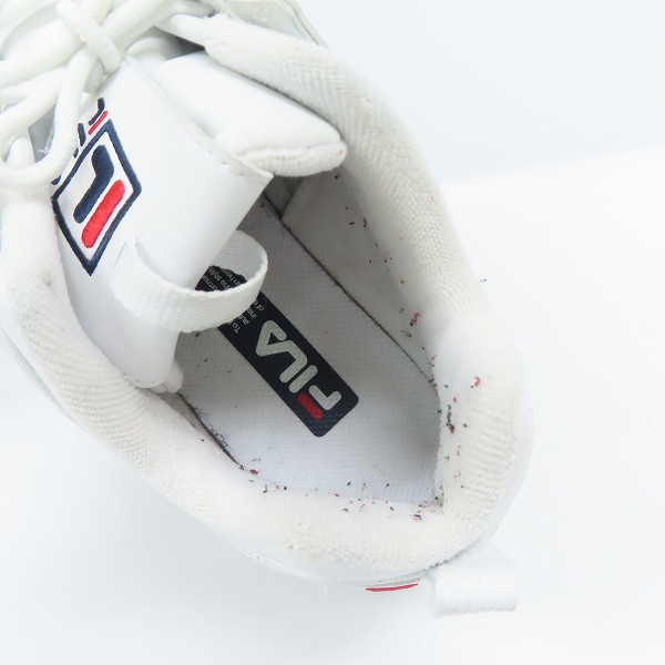 実際に弊社で買取させて頂いたFILA/フィラ DISRUPTOR 2/ディスラプター2 スニーカー FS1HTB1071X/28.0の画像 4枚目