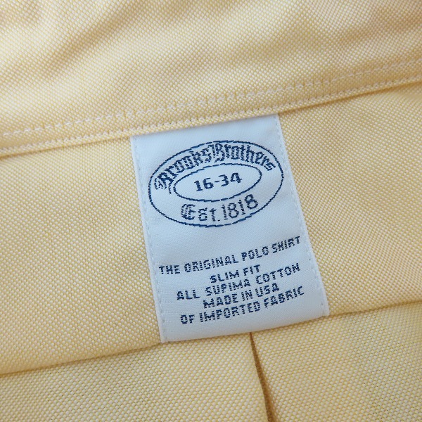 実際に弊社で買取させて頂いた【未使用】BROOKS BROTHERS/ブルックスブラザーズ ボタンダウン 長袖シャツ 3点セットの画像 2枚目