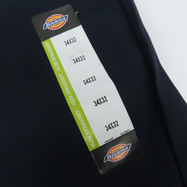 実際に弊社で買取させて頂いた【未使用】Dickies/ディッキーズ ワークパンツ/チノパン ダークネイビー WP873DN/34の画像 5枚目