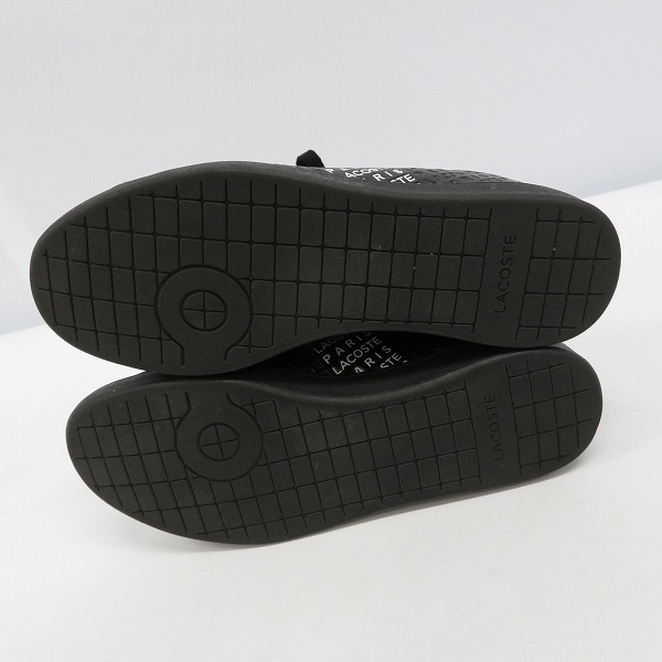 実際に弊社で買取させて頂いたLACOSTE/ラコステ ロゴ型押し ローカット スニーカー/UK8の画像 2枚目