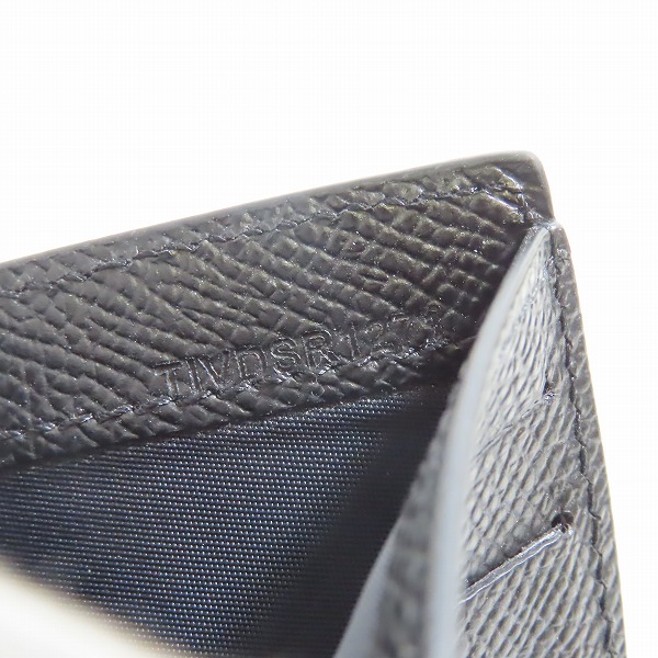 実際に弊社で買取させて頂いたBURBERRY/バーバリー 三つ折財布 ブラック 8017455の画像 5枚目
