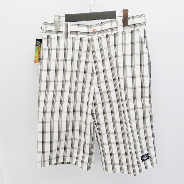 実際に弊社で買取させて頂いた【おまとめ品】Dickies/ディッキーズ MULTI USE POCKET SHORTS チェック柄 ハーフパンツ Size：32の画像 2枚目