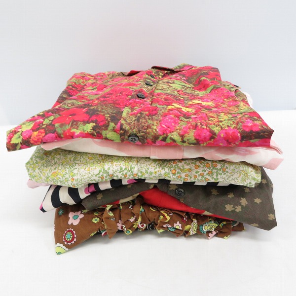 実際に弊社で買取させて頂いた【おまとめ品】ポールスミス/ステューシー/ビームスライツ/アニエスベー他 総柄 長袖シャツの画像 8枚目