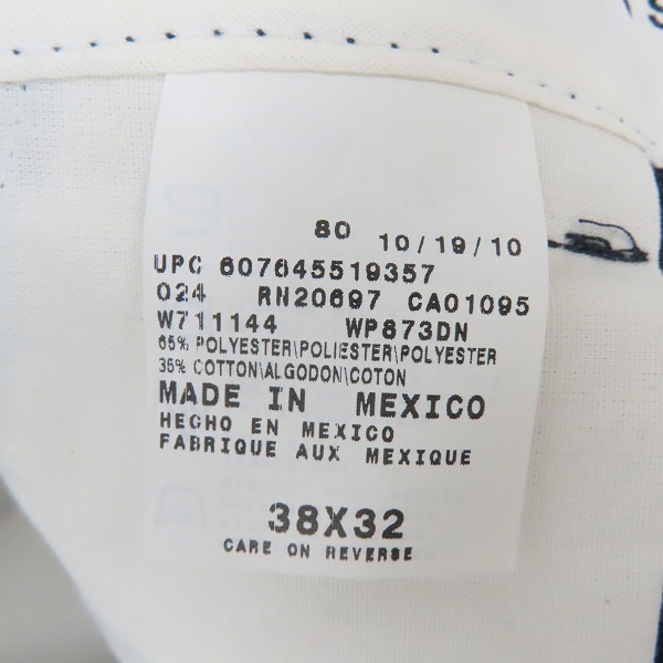 実際に弊社で買取させて頂いた【未使用】Dickies/ディッキーズ ワークパンツ/チノパン ネイビー 38の画像 3枚目