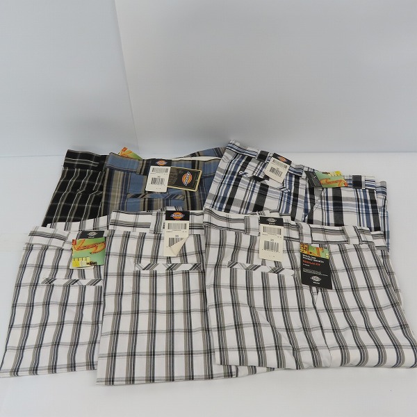 実際に弊社で買取させて頂いた【おまとめ品】Dickies/ディッキーズ MULTI USE POCKET SHORTS/マルチユーズ ポケット ショーツ/チェック柄 ハーフパンツ/36