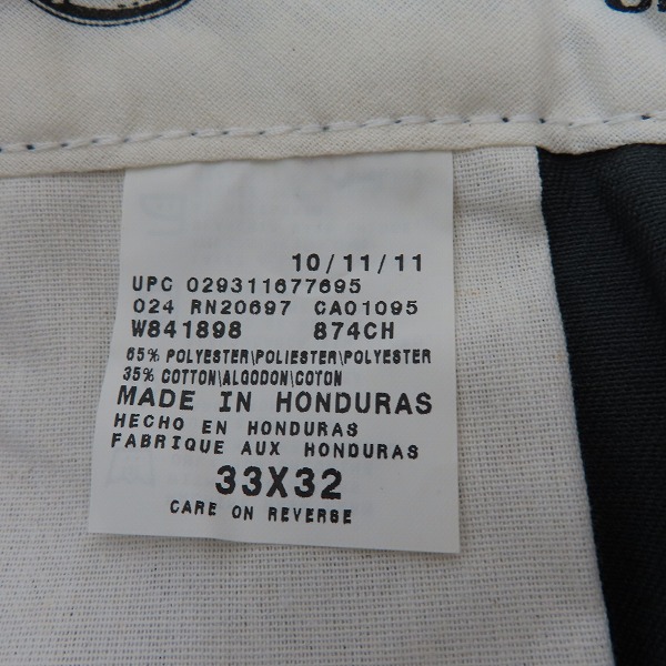 実際に弊社で買取させて頂いた【未使用】Dickies/ディッキーズ ワークパンツ/チノパン/グレー/ 33の画像 3枚目
