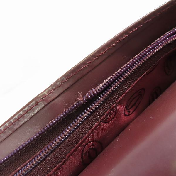 実際に弊社で買取させて頂いたCartier/カルティエ マストライン 二つ折り長財布の画像 9枚目