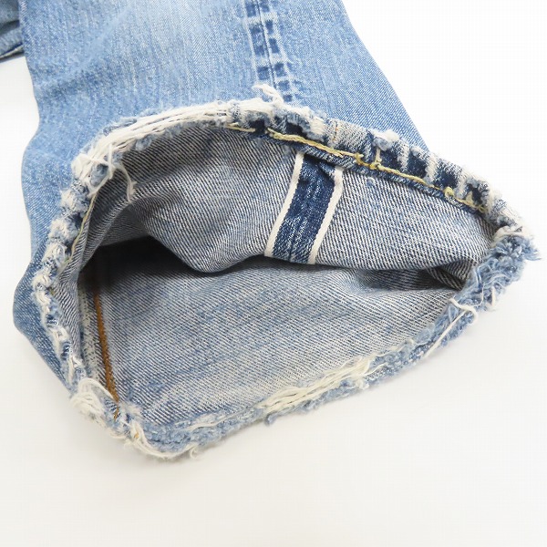 実際に弊社で買取させて頂いたLevis/リーバイス 刻印8/点々 足長R ヴィンテージ/ビンテージ デニムパンツの画像 3枚目