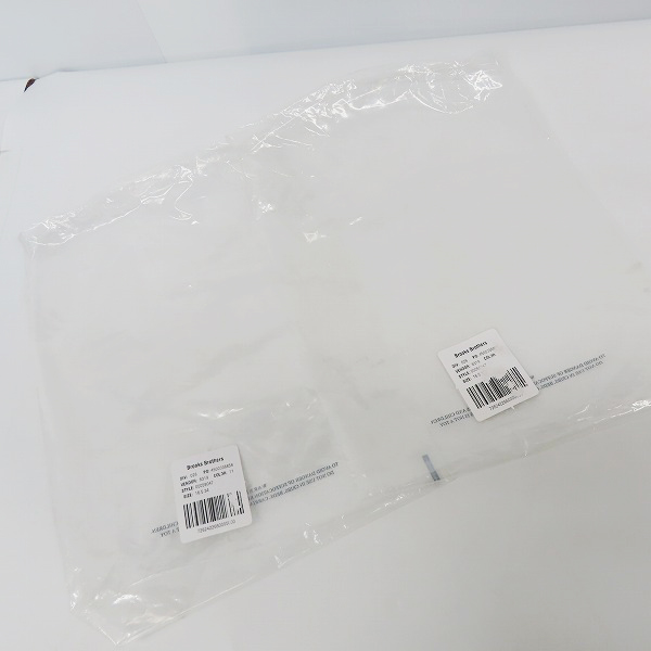 実際に弊社で買取させて頂いた【未使用】BROOKS BROTHERS/ブルックスブラザーズ ボタンダウン 長袖シャツ ホワイト 3点セットの画像 5枚目