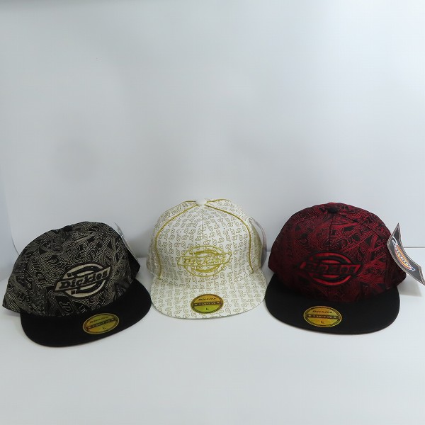 実際に弊社で買取させて頂いた(2)【未使用】Dickies/ディッキーズ キャップ/帽子/L 3点セット