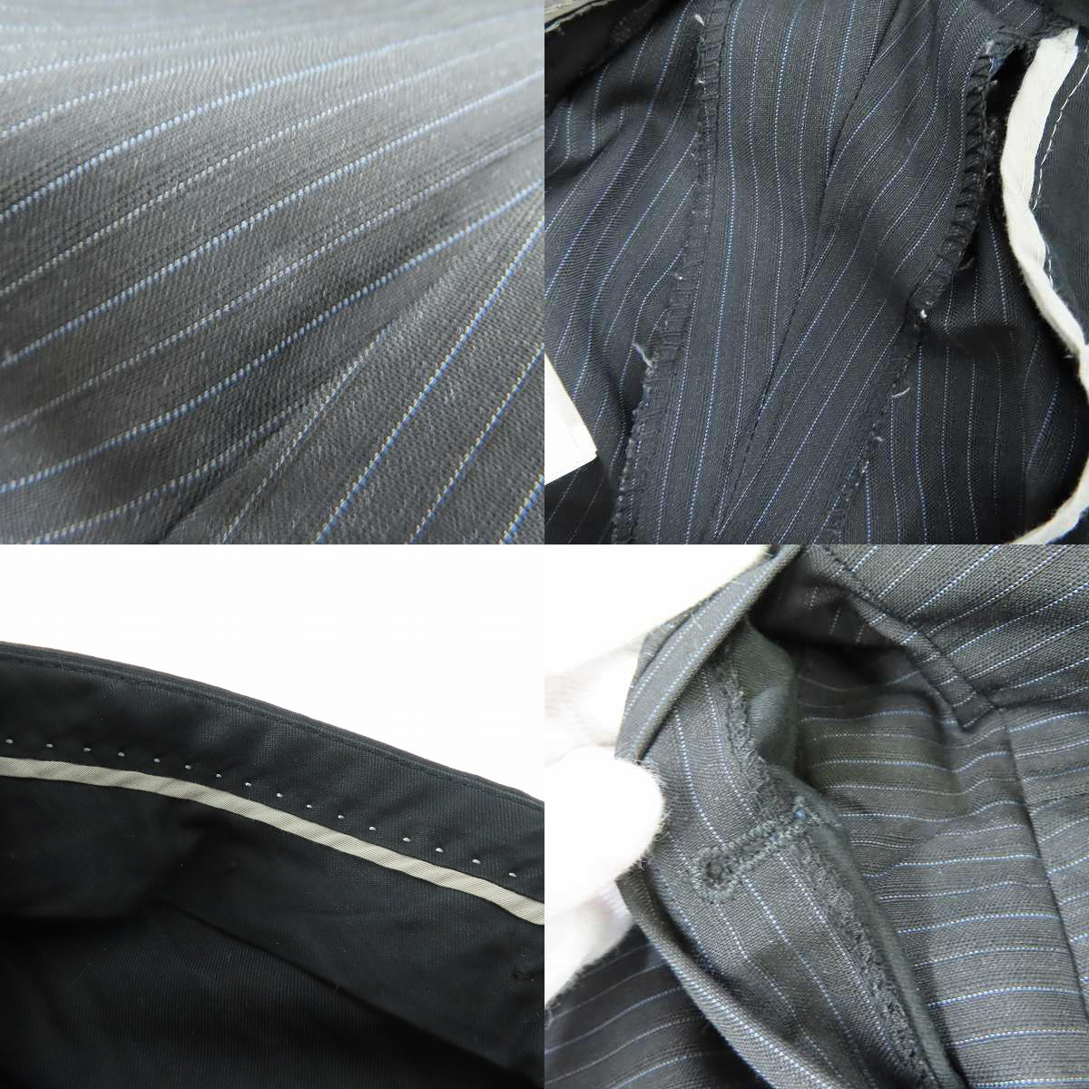 実際に弊社で買取させて頂いたHUGO BOSS/ヒューゴボス ストライプ柄スラックスパンツ 48の画像 7枚目