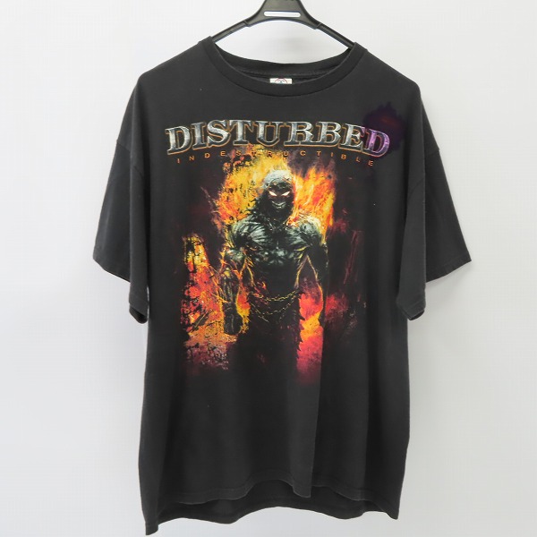 実際に弊社で買取させて頂いたDISTURBED/ディスターブド INDESTRUCTIBLE TOUR 2009 プリント 半袖 バンドTシャツ/バンT/XL