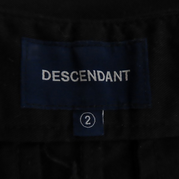 実際に弊社で買取させて頂いたDESCENDANT/ディセンダント クジラロゴパンツ ブラック/2の画像 2枚目