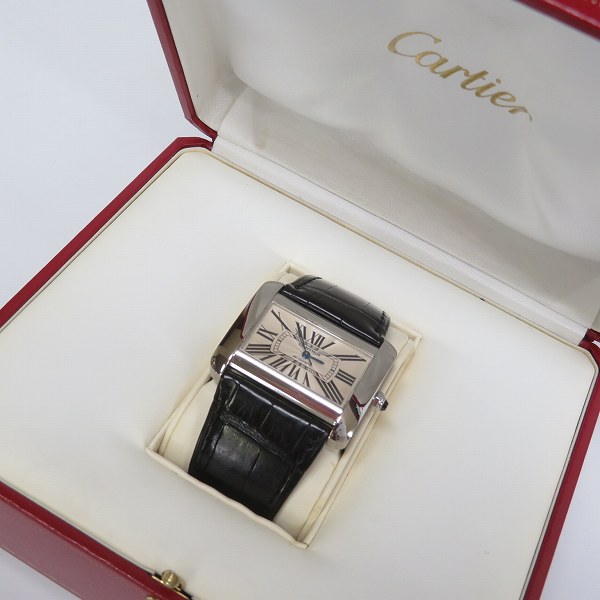 実際に弊社で買取させて頂いたCartier/カルティエ タンクディヴァン LM 自動巻き 腕時計/W6300755