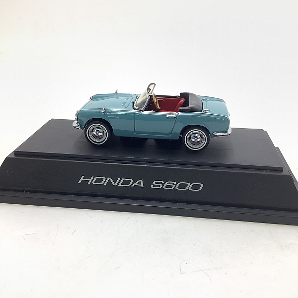 実際に弊社で買取させて頂いたEBBRO/エブロ 1/43 HONDA/ホンダ S600 ブルー/ミニカーの画像 2枚目