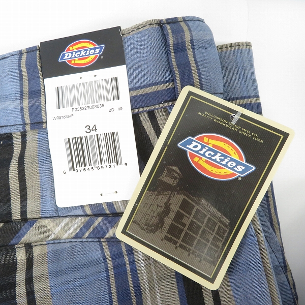 実際に弊社で買取させて頂いた【おまとめ品】Dickies/ディッキーズ MULTI USE POCKET SHORTS/マルチユーズ ポケット ショーツ/チェック柄 ハーフパンツ/34の画像 1枚目