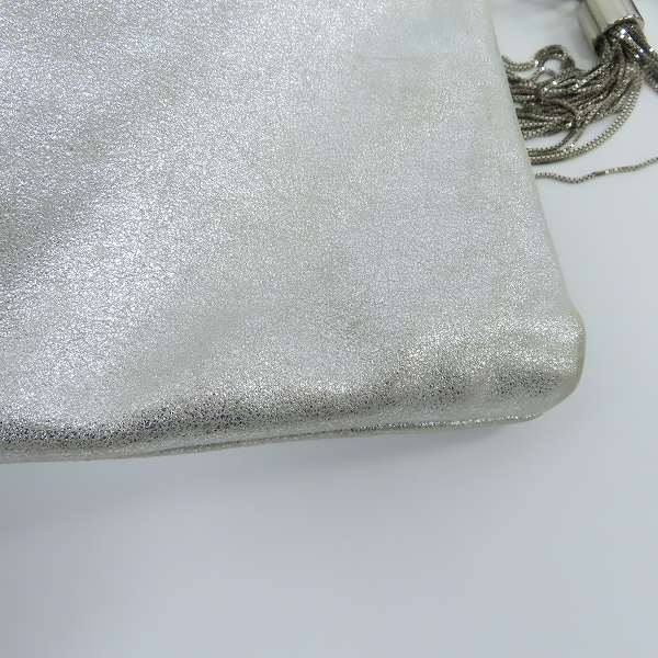 実際に弊社で買取させて頂いたJIMMY CHOO/ジミーチュウ クラッチバッグ チェーンの画像 5枚目