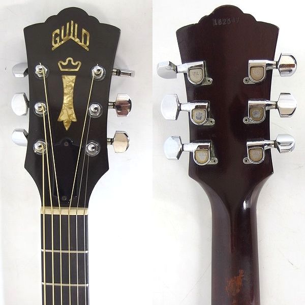 実際に弊社で買取させて頂いた★Guild/ギルド D-50 NT/D50-N.T アコースティックギター/アコギ 1977年製 ビンテージ ハードケース付の画像 2枚目