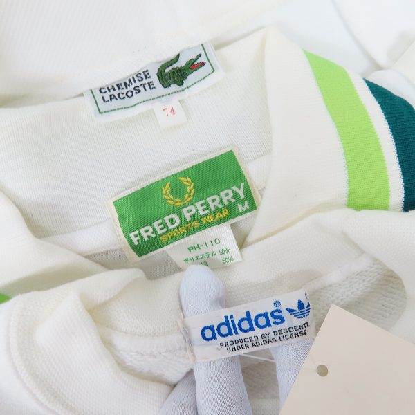 実際に弊社で買取させて頂いた【おまとめ品】LACOSTE/ラコステ ナイキ/アディダス他 ポロシャツ/トレーナー/ショートパンツ等 テニス/スポーツウェアの画像 5枚目