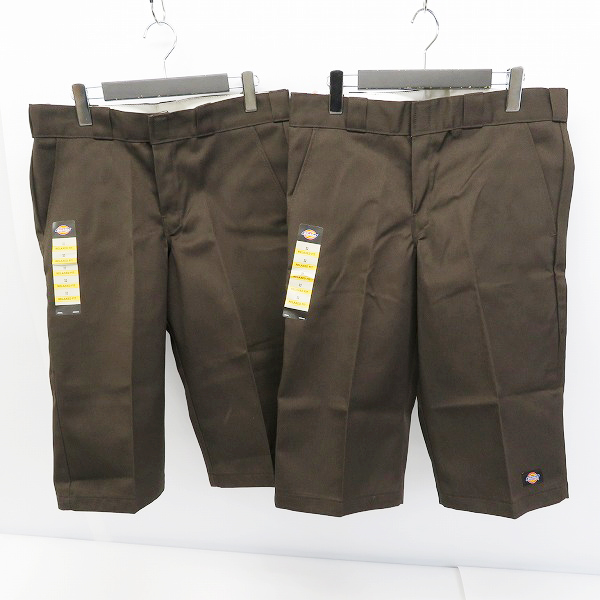 実際に弊社で買取させて頂いた【未使用】Dickies/ディッキーズ MULTI USE POCKET SHORTS/マルチユーズ ポケット ショーツ/ハーフパンツ/ブラウン系/2点セット