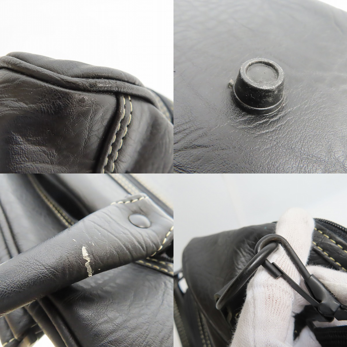 実際に弊社で買取させて頂いたLACOSTE/ラコステ ゴルフ/ボストンバッグ ブラックの画像 9枚目