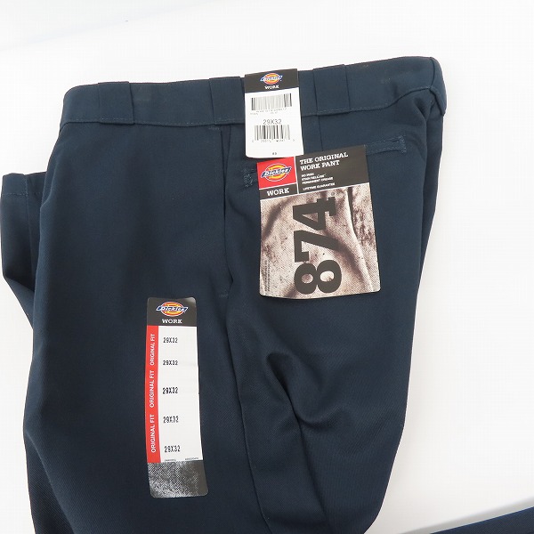 実際に弊社で買取させて頂いた【未使用】Dickies/ディッキーズ ワークパンツ/チノパン/ネイビー/ 29の画像 5枚目