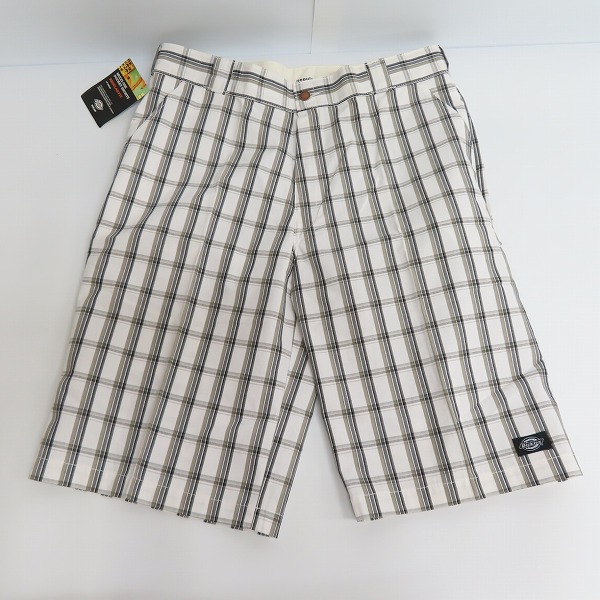 実際に弊社で買取させて頂いた【おまとめ品】Dickies/ディッキーズ MULTI USE POCKET SHORTS/マルチユーズ ポケット ショーツ/チェック柄 ハーフパンツ/38の画像 1枚目